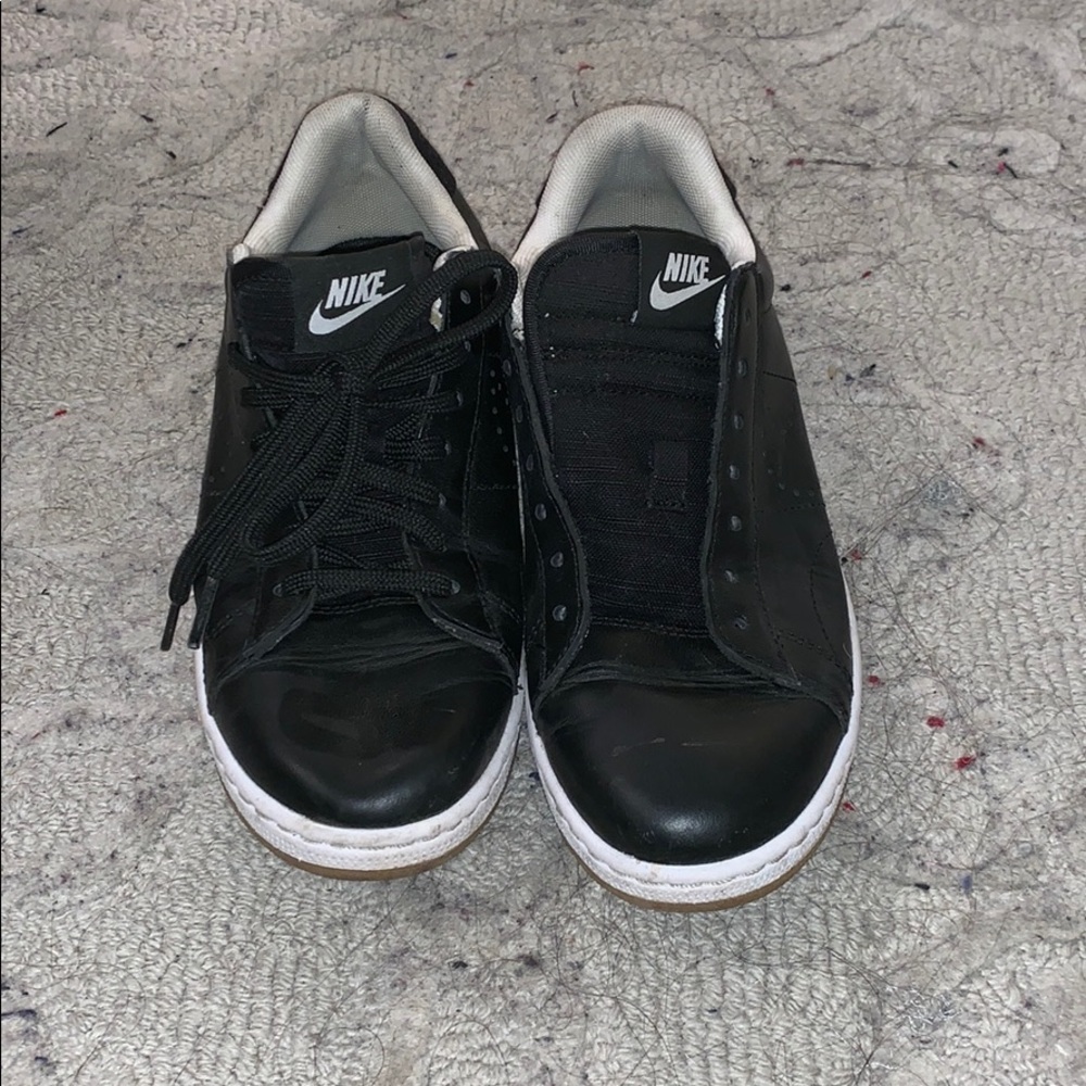 Black and White Nike Sneakers